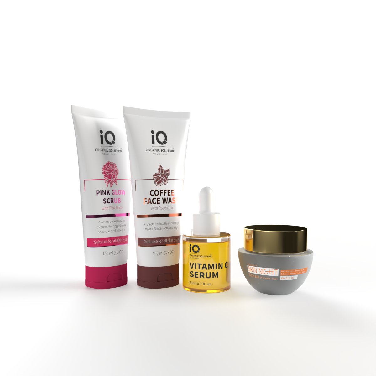 Skin Care Complete Bundle – IQ Organic Solution™️