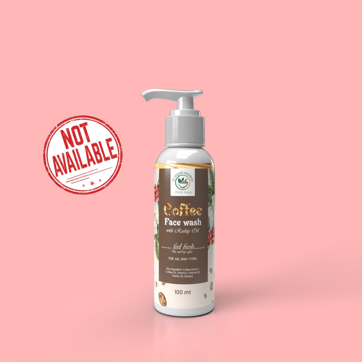 Coffee Face Wash - IQ Organic Solution™️